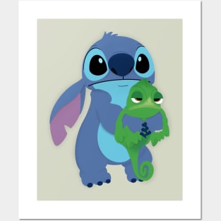 Stitch and Pascal Posters and Art